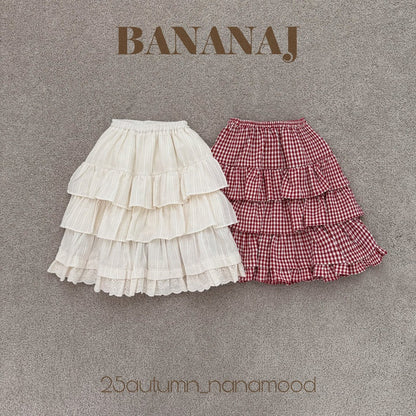 韓國童裝 25秋｜BananaJ  25316 skirt