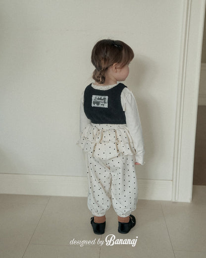 韓國童裝 25秋｜BananaJ  25321 vest