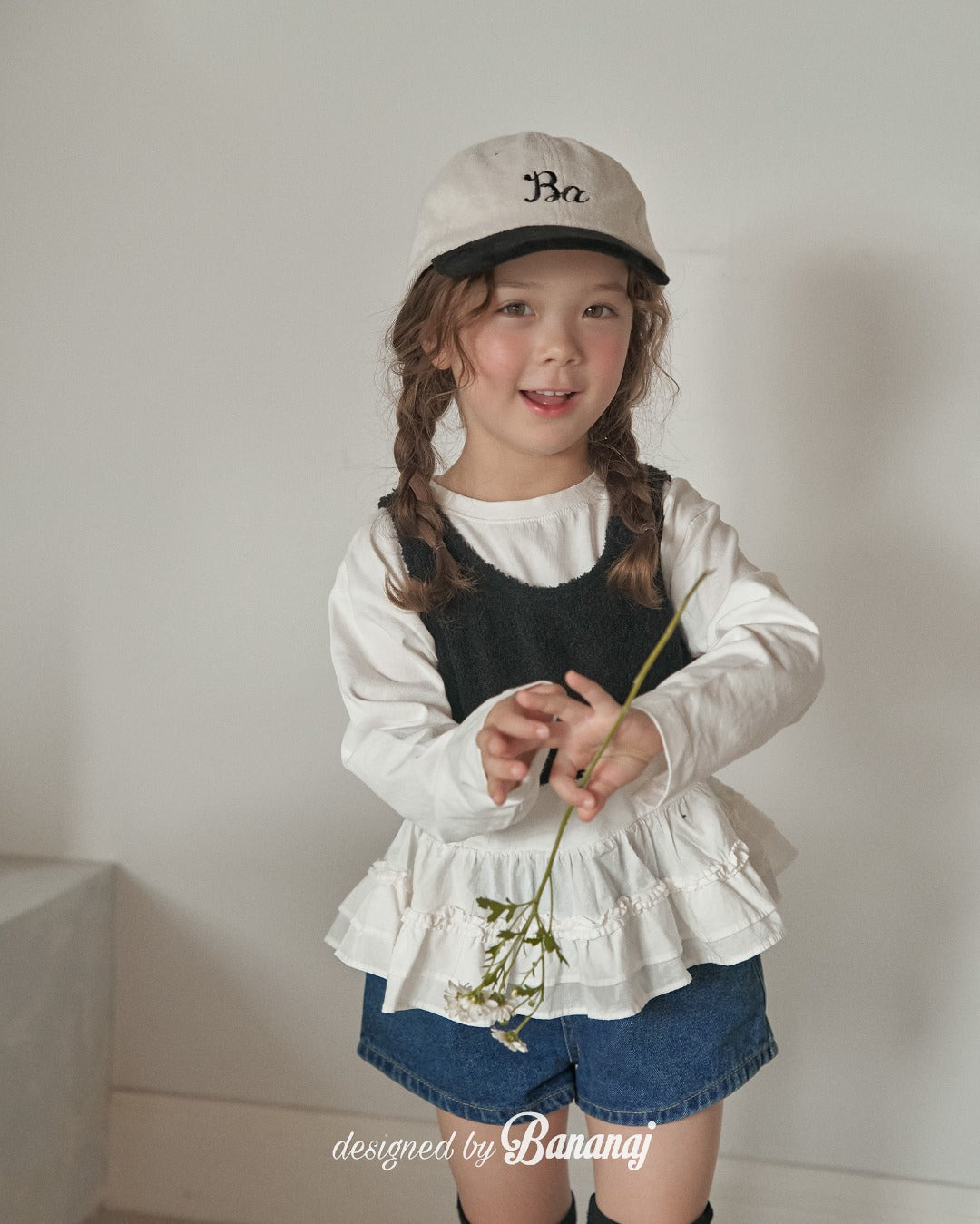韓國童裝 25秋｜BananaJ  25330 tee