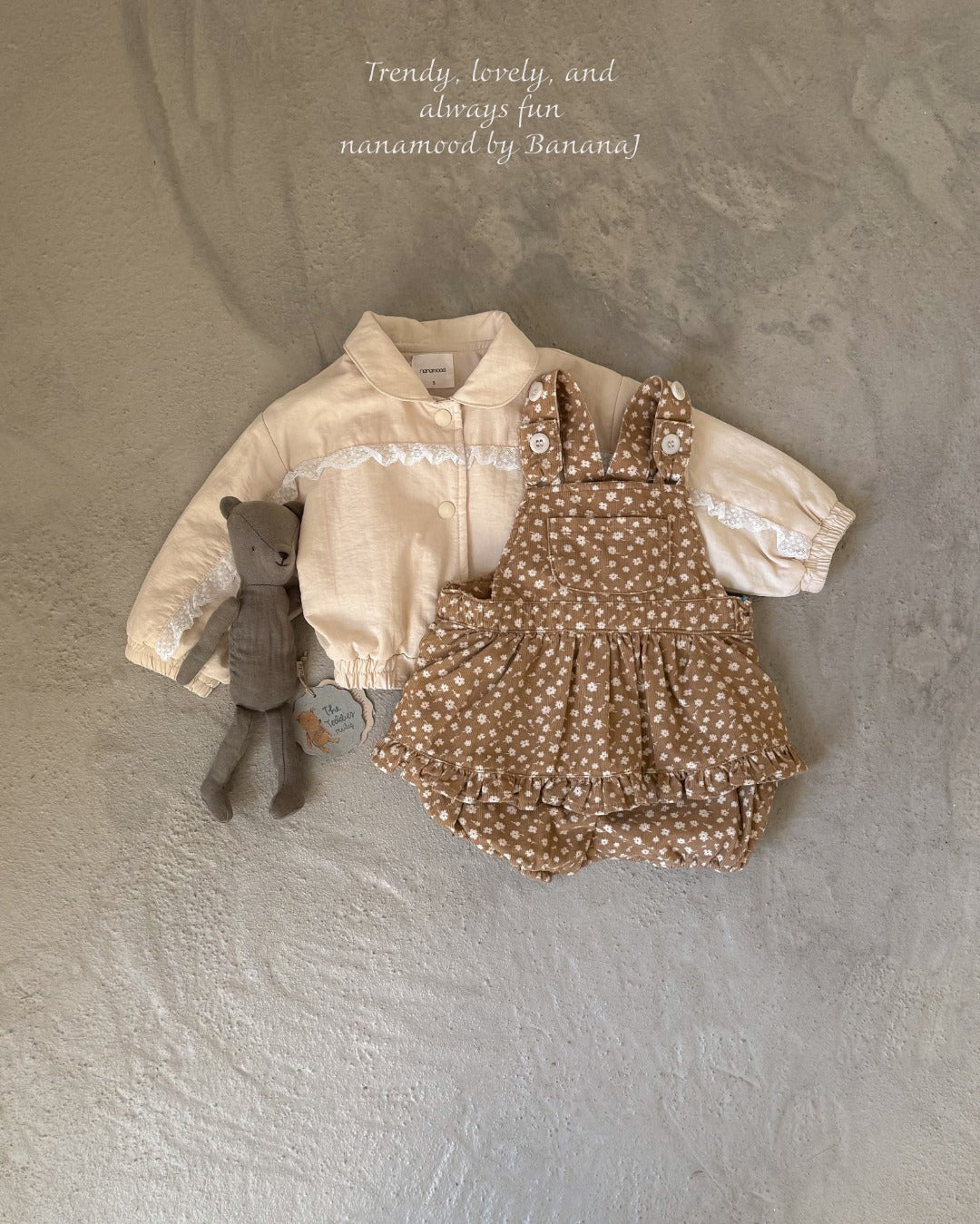 韓國童裝 25秋｜BananaJ  25351 baby outer