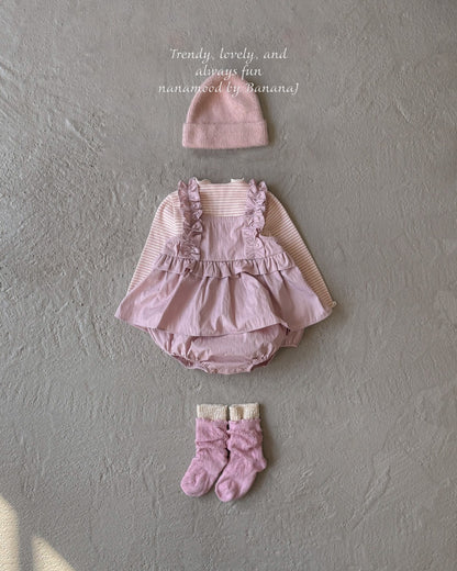 韓國童裝 25秋｜BananaJ  25353 baby bodysuit