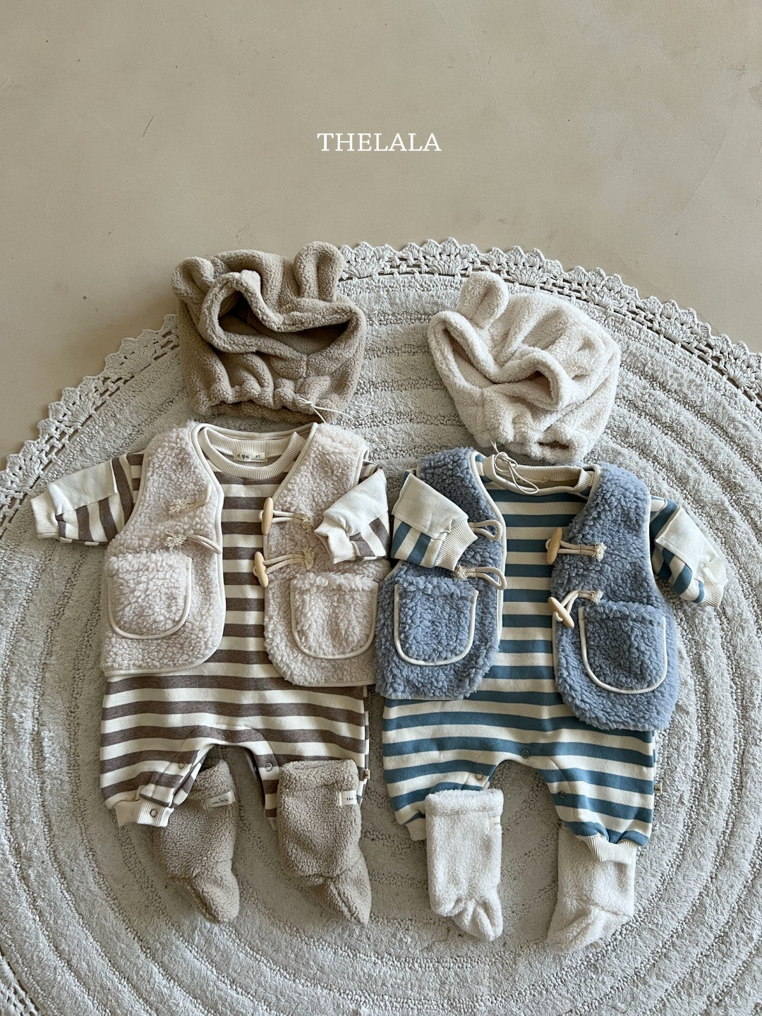 韓國童裝 25冬｜thelala 25422 romper