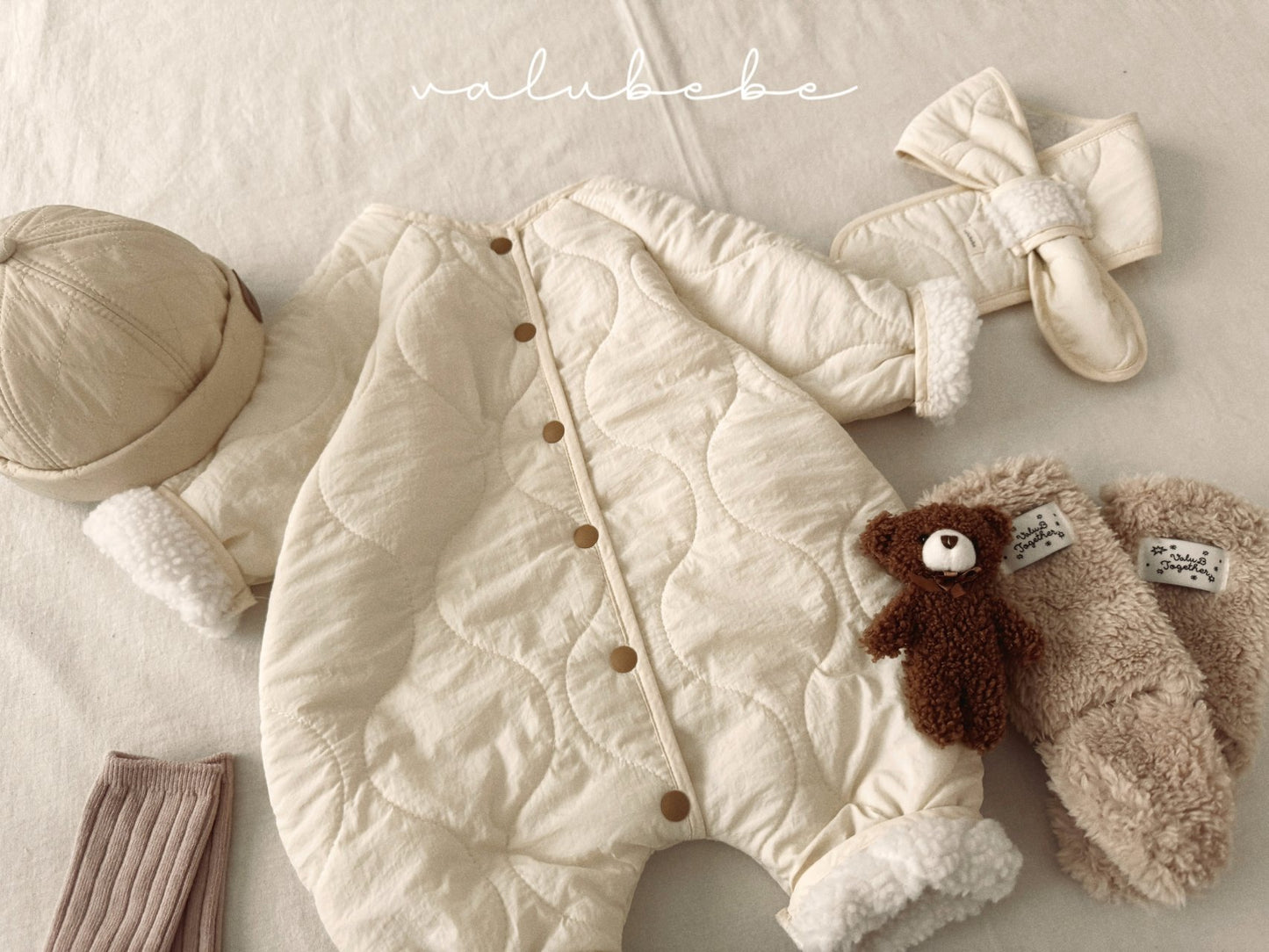 韓國童裝 25冬｜valubebe 25491 jumpsuit