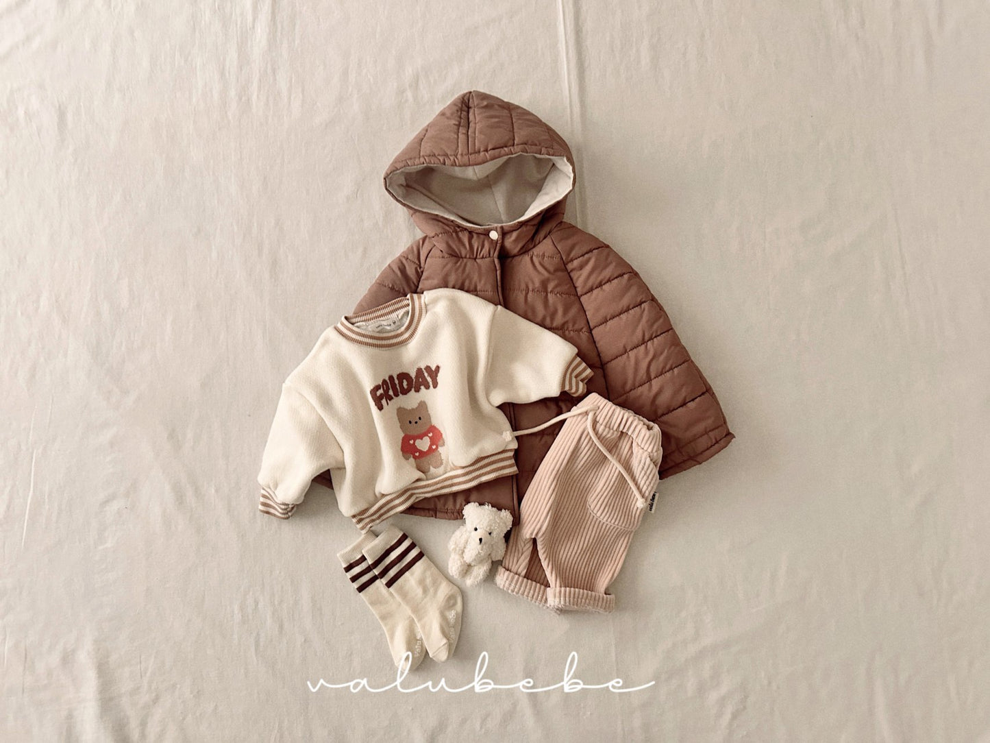 韓國童裝 25冬｜valubebe 25504 outer