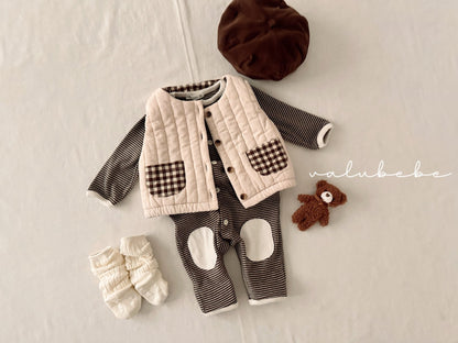 韓國童裝 25冬｜valubebe 25514 waistcoat