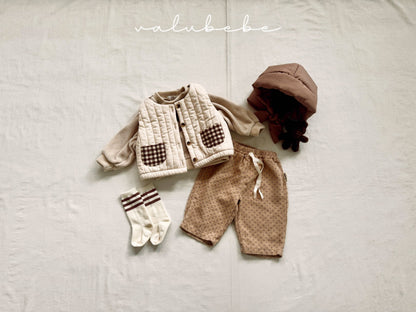 韓國童裝 25冬｜valubebe 25514 waistcoat