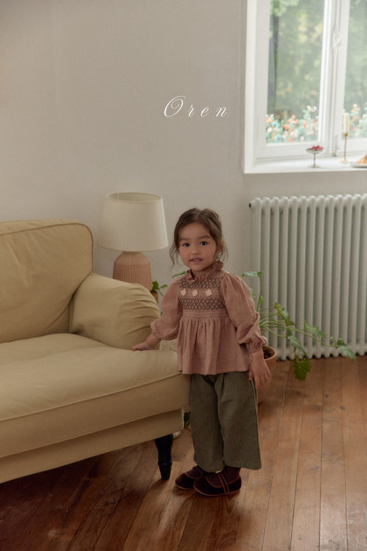 韓國童裝 25冬｜oren 25560 pants