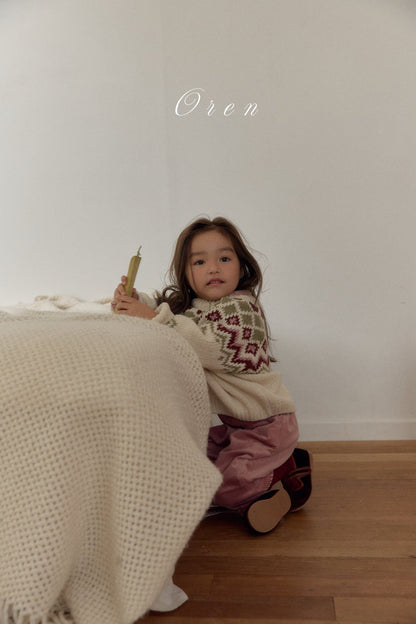 韓國童裝 25冬｜oren 25573 outer