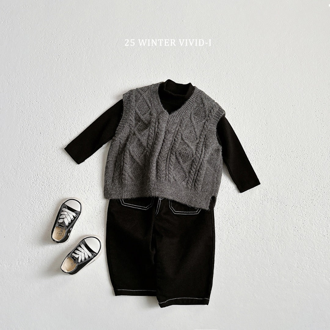 韓國童裝 25冬｜vivid-i 25FW600 pants