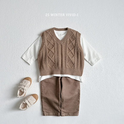 韓國童裝 25冬｜vivid-i 25FW600 pants